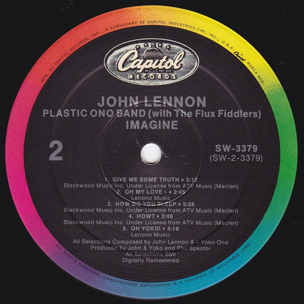 John Lennon : Imagine (LP, Album, RE, RM)