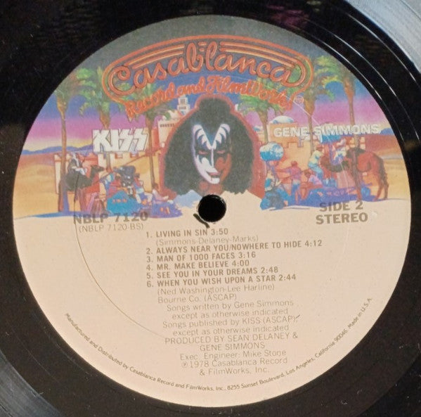 Kiss, Gene Simmons : Gene Simmons (LP, Album, GOL)