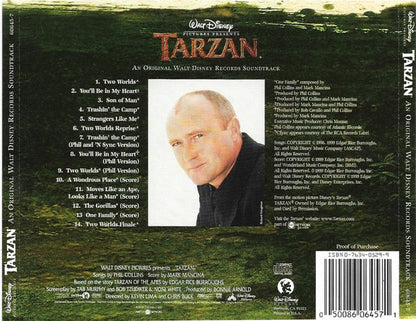 Phil Collins, Mark Mancina : Tarzan (An Original Walt Disney Records Soundtrack) (HDCD, Album, RE)
