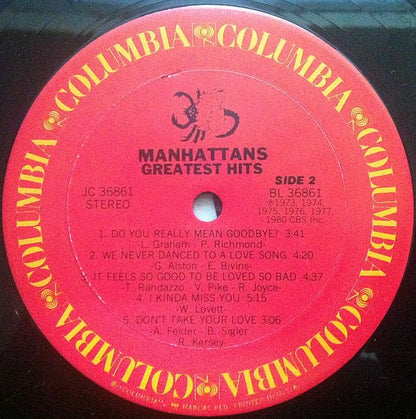 Manhattans : Greatest Hits (LP, Comp)