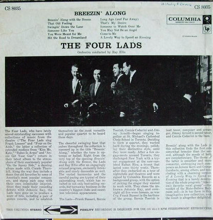 The Four Lads : Breezin' Along (LP, Album)