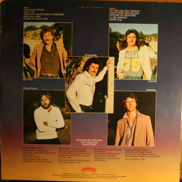 Pure Prairie League : Firin' Up (LP, Album, Gol)