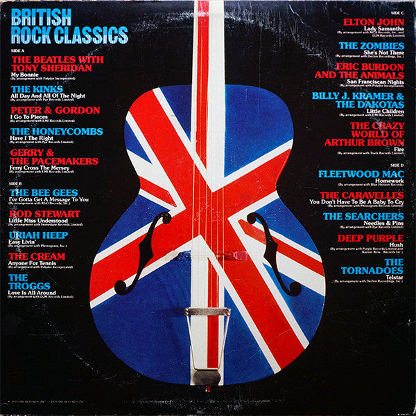 Various : British Rock Classics (2xLP, Comp, Club)