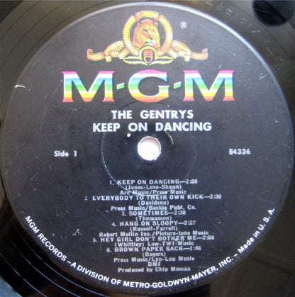 The Gentrys : Keep On Dancing (LP, Album, Mono, MGM)