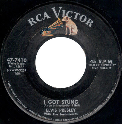 Elvis Presley : One Night / I Got Stung (7", Single, Roc)