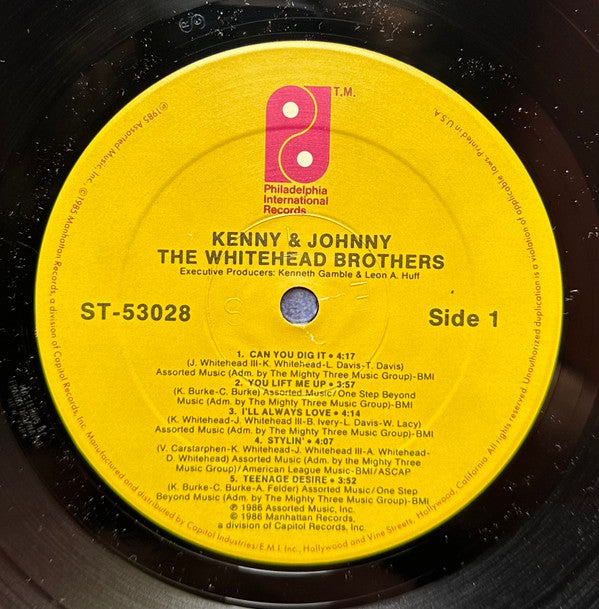 Whitehead Bros. : Kenny And Johnny The Whitehead Brothers (LP, Album)