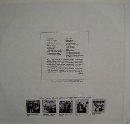Kenny Rogers & The First Edition : Tell It All, Brother (LP, Album, Ter)