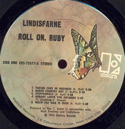Lindisfarne : Roll On, Ruby (LP, Album)