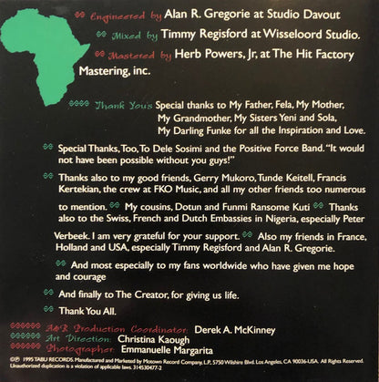 Femi Kuti : Femi Kuti (CD, Album)