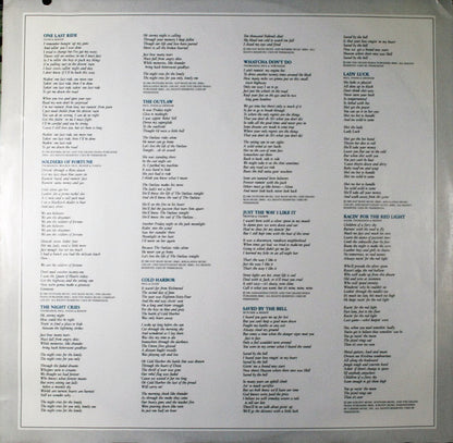 Outlaws : Soldiers Of Fortune (LP, Album)