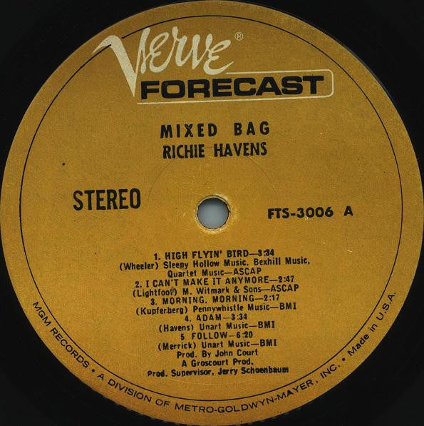 Richie Havens : Mixed Bag (LP, Album)