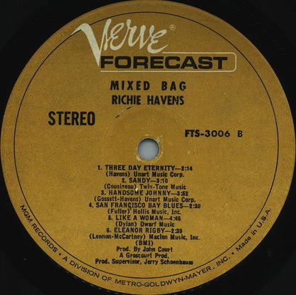 Richie Havens : Mixed Bag (LP, Album)