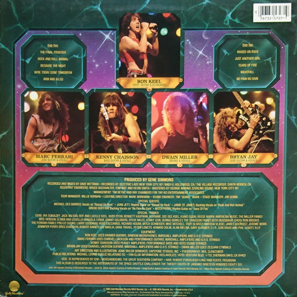 Keel : The Final Frontier (LP, Album)