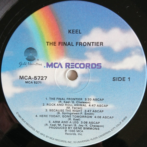 Keel : The Final Frontier (LP, Album)