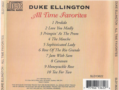 Duke Ellington : All Time Favorites (CD, Comp)