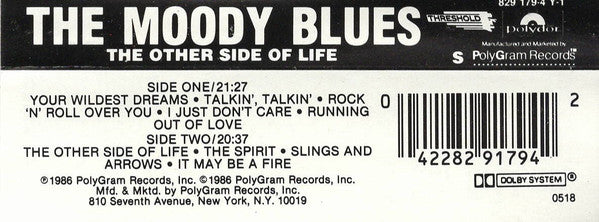 The Moody Blues : The Other Side Of Life (Cass, Album)