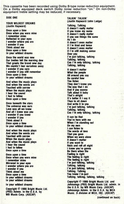 The Moody Blues : The Other Side Of Life (Cass, Album)