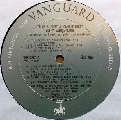 Buffy Sainte-Marie : Fire & Fleet & Candlelight (LP, Album, Mono)