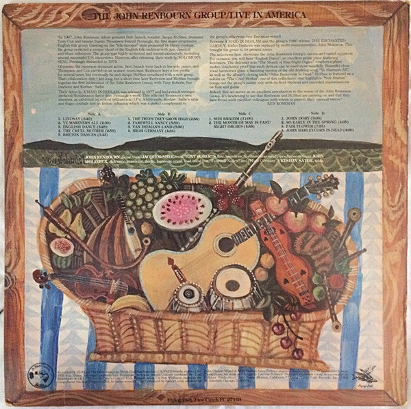 The John Renbourn Group : Live In America (2xLP, Album)