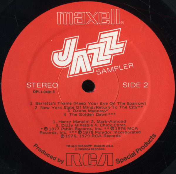 Various : Maxell Jazz Sampler (LP, Comp, Ltd, Smplr)