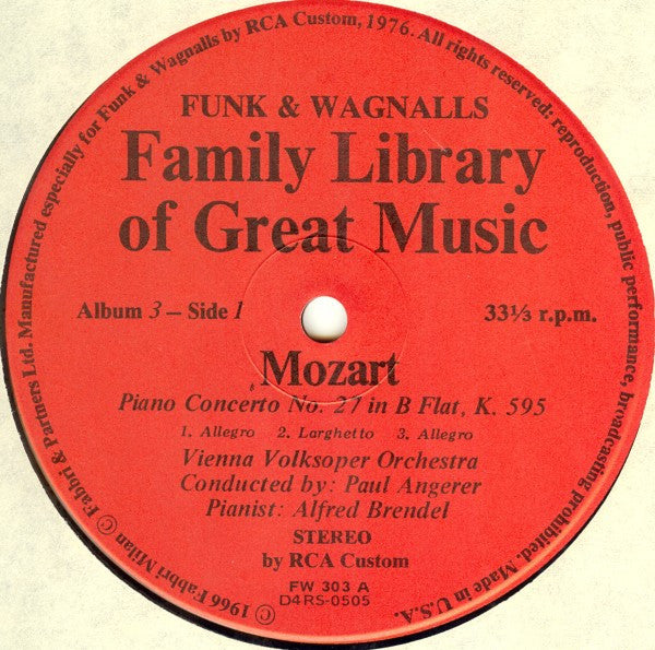 Buy Wolfgang Amadeus Mozart : The Piano Concerto In B Flat - Funk