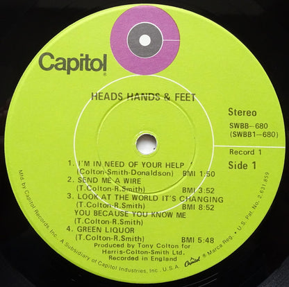 Heads Hands & Feet : Heads Hands & Feet (2xLP, Win)