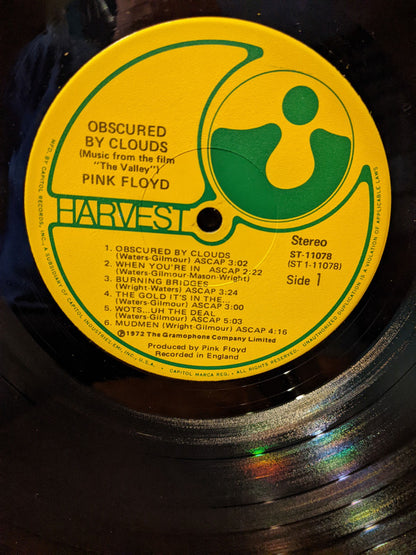 Pink Floyd : Obscured By Clouds  (LP, Album, RE)