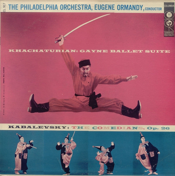 Aram Khatchaturian / Dmitry Kabalevsky / The Philadelphia Orchestra Conducted By Eugene Ormandy : Gayne Ballet Suite / The Comedians. Op.26 (LP, Mono, Bri)