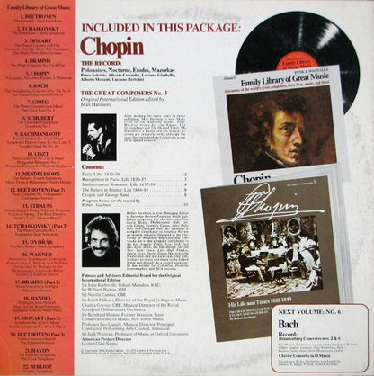 Frédéric Chopin : Polonaises, Nocturne, Etudes, Mazurkas (LP, Album)