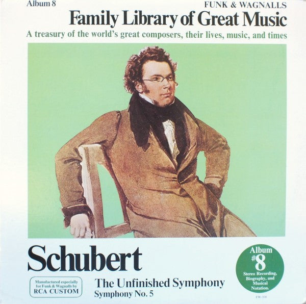 Franz Schubert : The Unfinished Symphony - Symphony No. 5 (LP, Album)