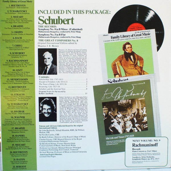 Franz Schubert : The Unfinished Symphony - Symphony No. 5 (LP, Album)