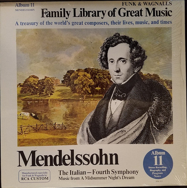 Felix Mendelssohn-Bartholdy : The Italian - Fourth Symphony / Music From A Midsummer Night's Dream (LP, Album)
