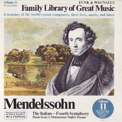 Felix Mendelssohn-Bartholdy : The Italian - Fourth Symphony / Music From A Midsummer Night's Dream (LP, Album)