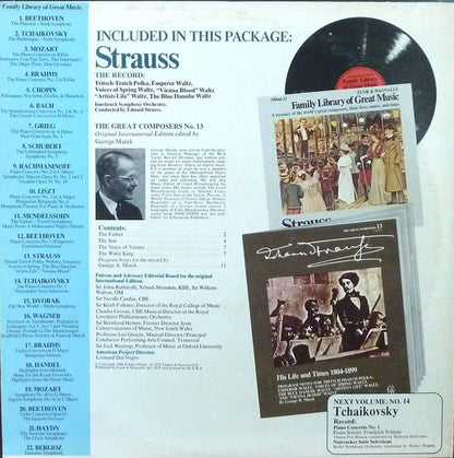 Johann Strauss Jr. : Tritsch-Tratsch Polka, Emperor Waltz, Voices Of Spring Waltz, "Vienna Blood" Waltz, "Artist's Life" Waltz, The Blue Danube Waltz (LP, Album)