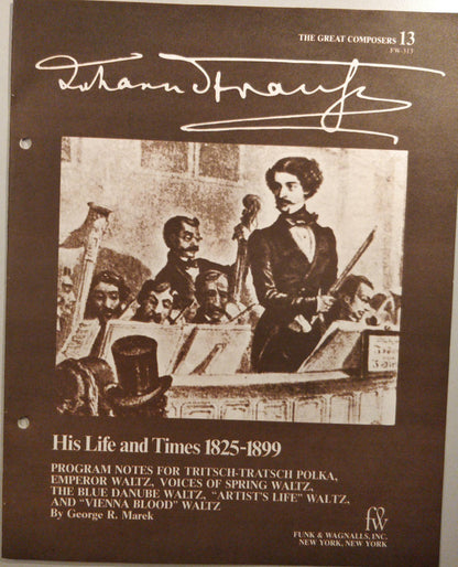 Johann Strauss Jr. : Tritsch-Tratsch Polka, Emperor Waltz, Voices Of Spring Waltz, "Vienna Blood" Waltz, "Artist's Life" Waltz, The Blue Danube Waltz (LP, Album)