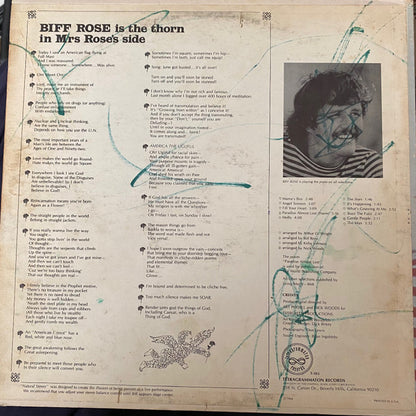 Biff Rose : The Thorn In Mrs. Rose's Side (LP, Album)