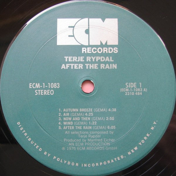 Terje Rypdal : After The Rain (LP, Album)