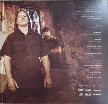 Immolation : Acts Of God (2xLP, Album, Ltd, Cle)