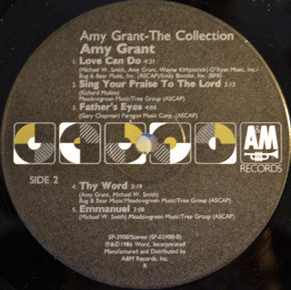Buy Amy Grant : The Collection (LP, Comp) Online for a great price