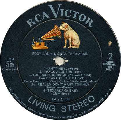 Eddy Arnold : Sings Them Again (LP, Album, Ind)