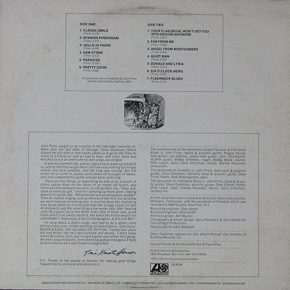 John Prine : John Prine (LP, Album)