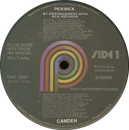 Elvis Presley : Elvis Sings Hits From His Movies (Volume 1) (LP, Comp, RE, Kee)