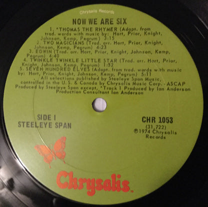 Steeleye Span : Now We Are Six (LP, Album)