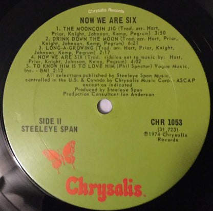 Steeleye Span : Now We Are Six (LP, Album)