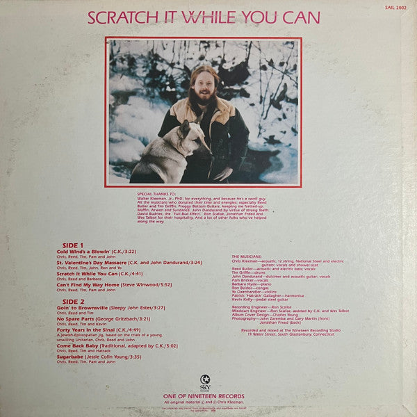 Chris Kleeman : Scratch It While You Can (LP, Album)