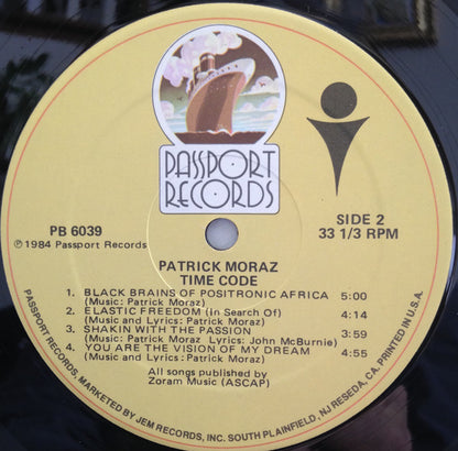 Patrick Moraz : Time Code (LP, Album, Hub)