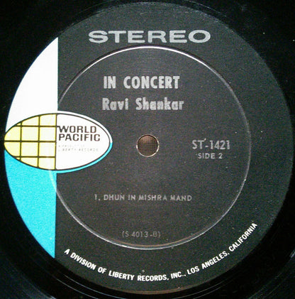 Ravi Shankar : In Concert (LP, Album, RP, Roc)