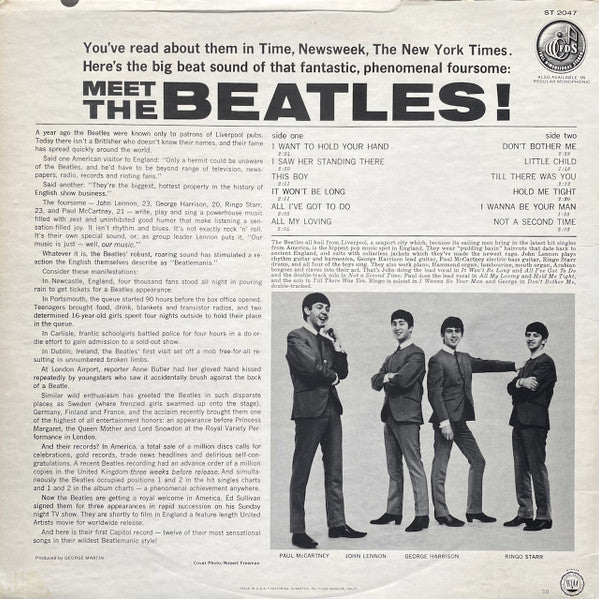 The Beatles : Meet The Beatles! (LP, Album, RE, Los)