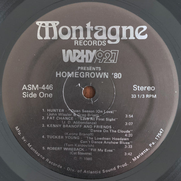 Various : WRHY 92.7 presents Homegrown '80 (LP, Album, Comp)