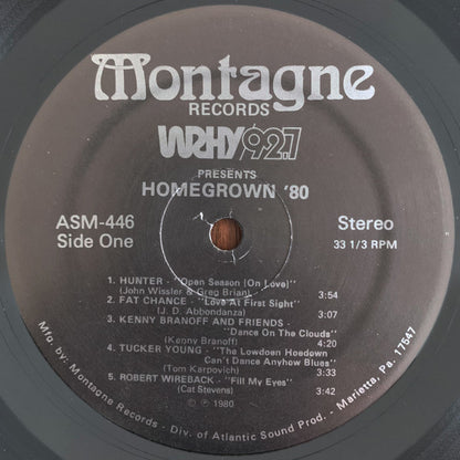 Various : WRHY 92.7 presents Homegrown '80 (LP, Album, Comp)